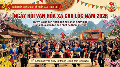 Rộn ràng sắc xuân - Trẩy hội Cao Lộc 2026