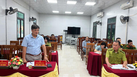 UBND xã Cao Lộc làm việc về công tác quản lý, bảo vệ, phát triển rừng và phòng cháy chữa cháy rừng năm 2026