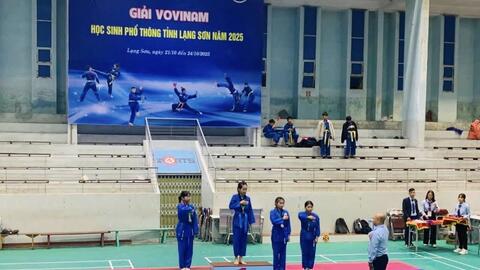 Xã Cao Lộc tham gia giải Vivonam học sinh phổ thông tỉnh Lạng Sơn