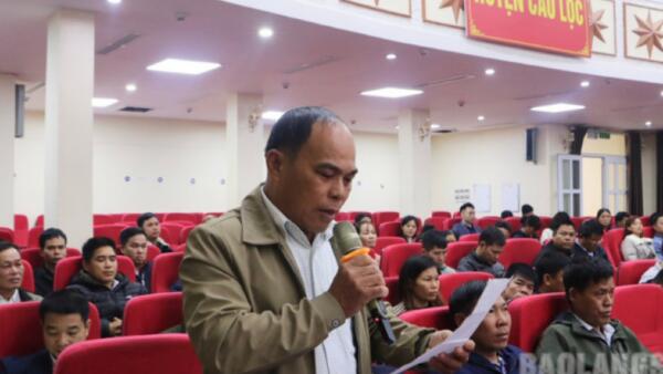 Cao Lộc tổ chức hội nghị đối thoại trực tiếp giữa người đứng đầu cấp uỷ, chính quyền với Nhân dân