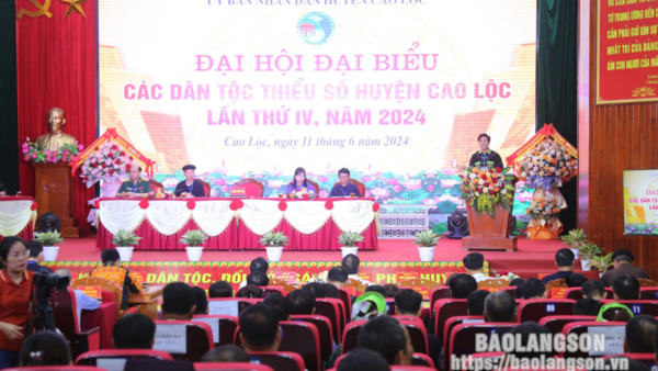 Đại hội đại biểu các dân tộc thiểu số huyện Cao Lộc lần thứ IV năm 2024
