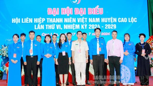 Đại hội Đại biểu Hội LHTN Việt Nam huyện Cao Lộc lần thứ VI, nhiệm kỳ 2024 - 2029