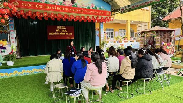 Trường mầm non Thạch Đạn tổ chức Hội thảo chuyên đề lần 2 – năm học 2025–2026