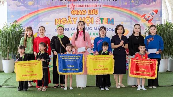 Cụm Trường Mầm non xã Cao Lộc sôi nổi tham dự ngày hội STEM cấp cụm xã năm học 2025-2026