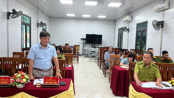 UBND xã Cao Lộc làm việc về công tác quản lý, bảo vệ, phát triển rừng và phòng cháy chữa cháy rừng năm 2026