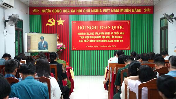 Xã Cao Lộc học tập, nghiên cứu, triển khai thực hiện Nghị quyết hội nghị lần thứ Hai Ban Chấp hành Trung ương Đảng Khóa XIV