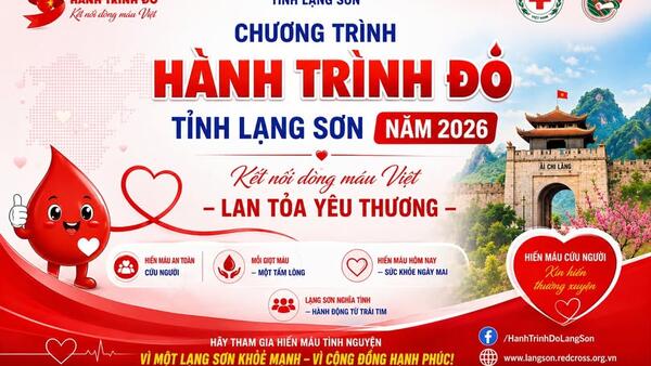 xã Cao Lộc hưởng ứng chương trình Hành trình đỏ