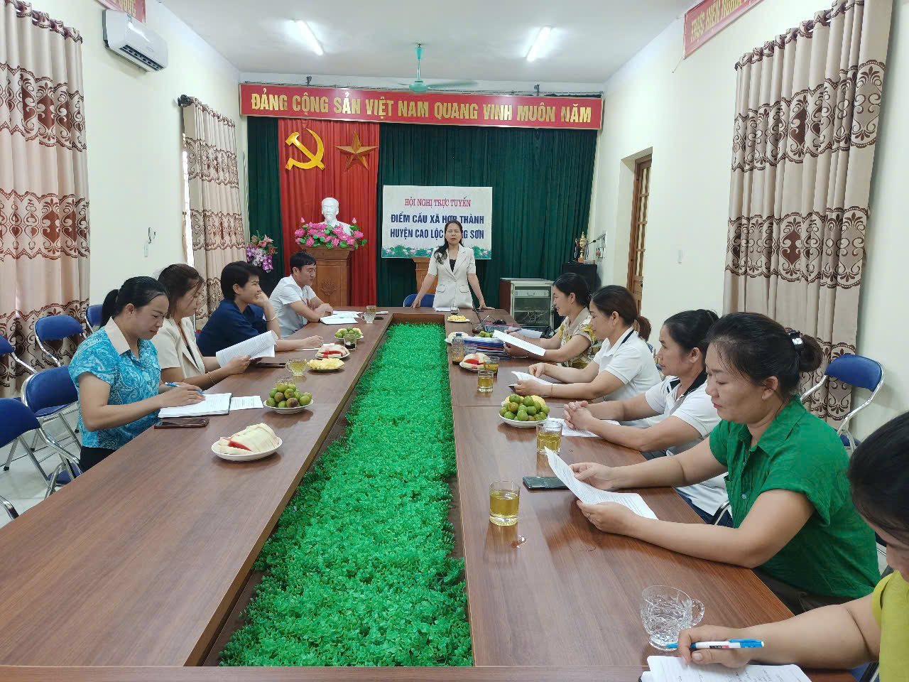 Hội LHPN huyện kiểm tra nguồn vốn vay ủy thác tại xã Hợp Thành