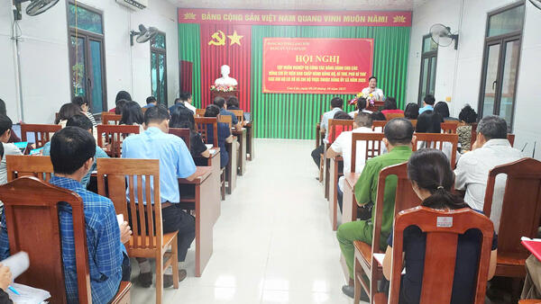 Xã Cao Lộc tổ chức Hội nghị tập huấn nghiệp vụ công tác Đảng năm 2025